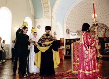 венчание в Храме Святой Татьяны при МГУ