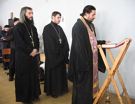 молебен на открытии Православного информационно-просветительского Центра